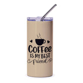 Coffee Is My Best Friend Tumbler, Coffee Lover Gift, Funny Coffee Cup, Cute Tumbler, Gift for Her, Gift for Him, Travel Mug - Tawshia